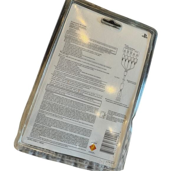 OEM OFFICIAL Sony Playstation YPbPr Component AV Cable PS2 PS3 Gold Tip New - Picture 4 of 4